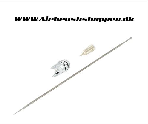 712364 - EVOlution 2024 0,45mm FineLine Headset with nozzle, needle, aircap, seals H&S 